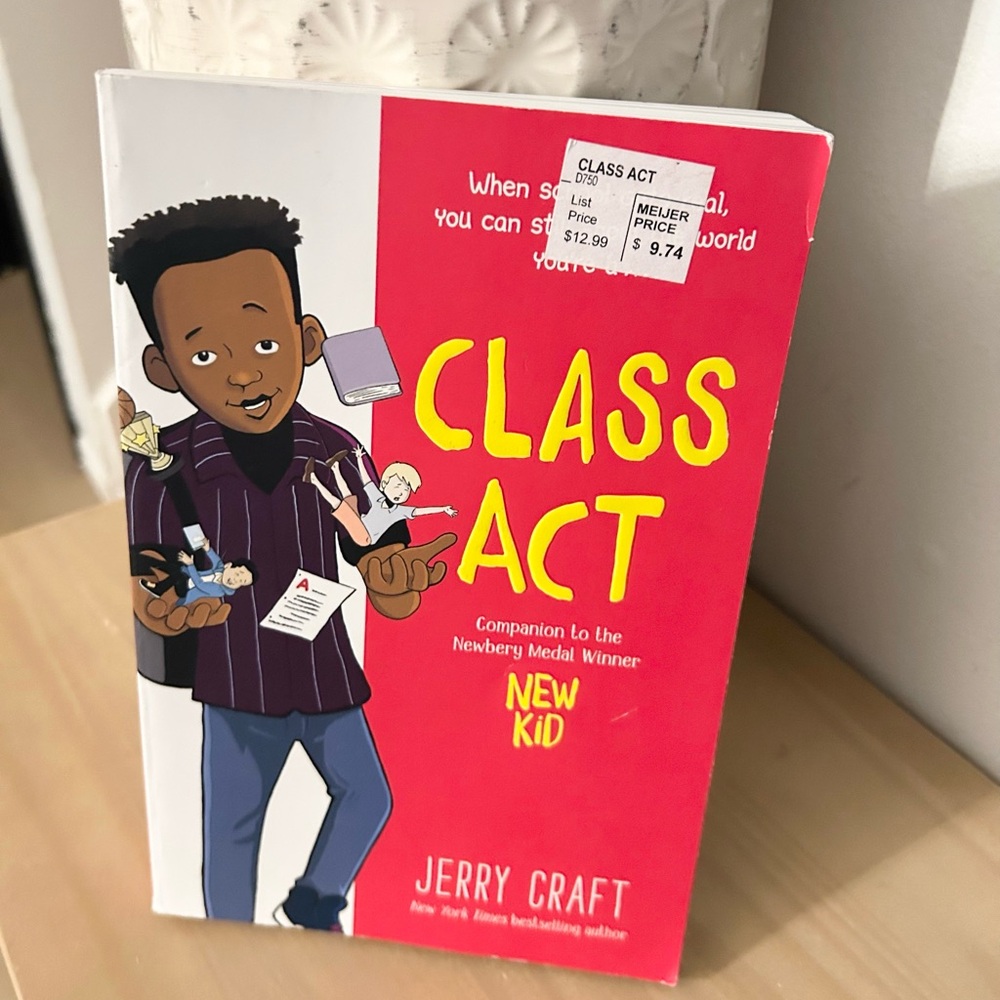 Class Act Jerry Craft 2020 Paperback Graphic Novel Kids Book